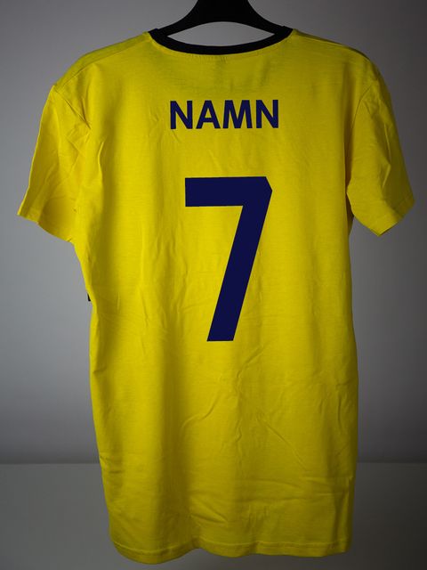 Sverige Supporter - T-shirt ALEXANDER inkl. tryck